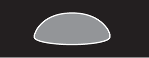 Dome profile Medium Dome icon